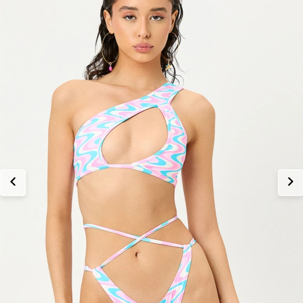 Frankies bikini top (sm), bottoms(md) tank and pants (m) selling as a SET